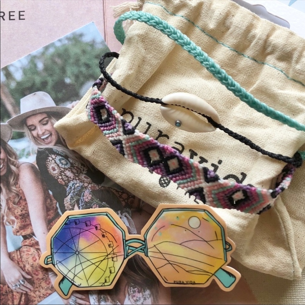New Pura Vida Bracelets Beach Shell Summer Set